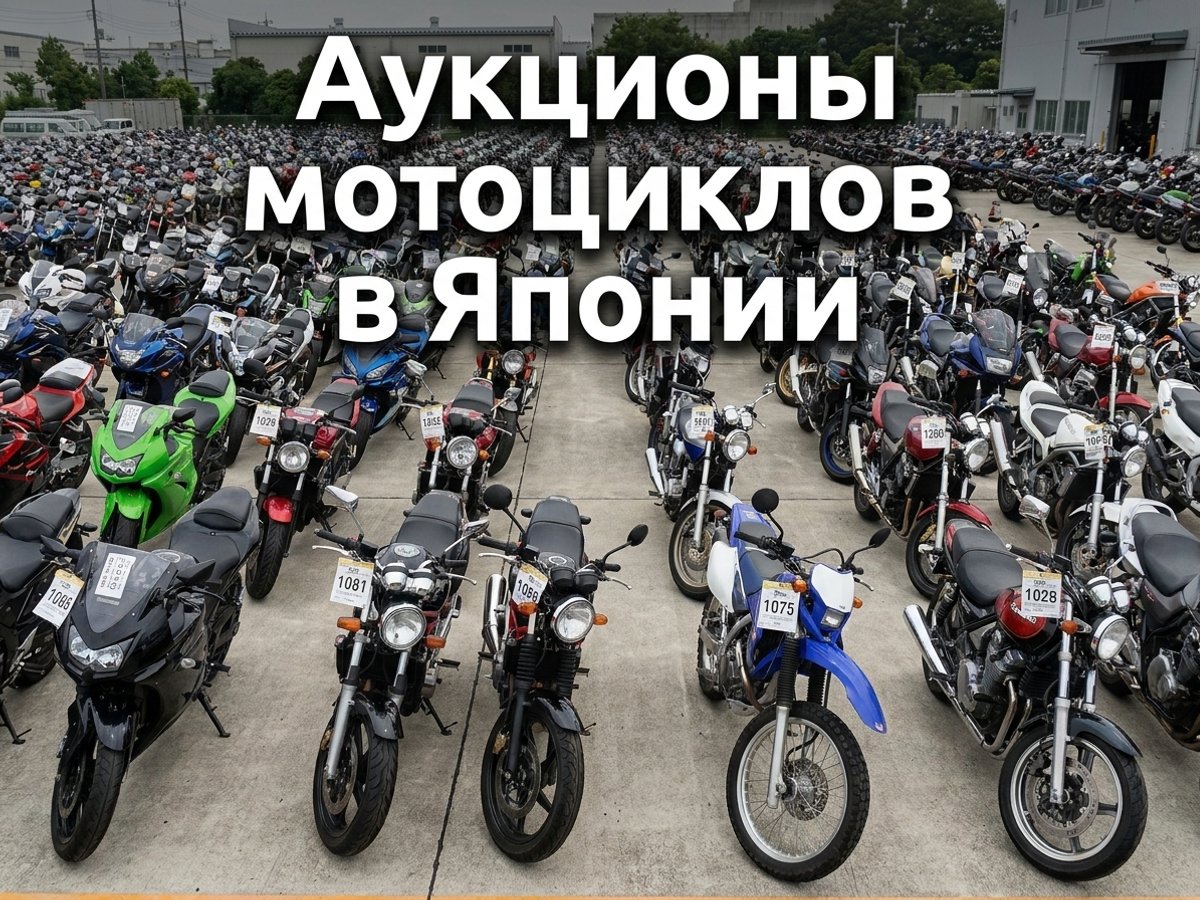 Аукционы мотоциклов в Японии: BDS, JBA, AUCNET и Arai