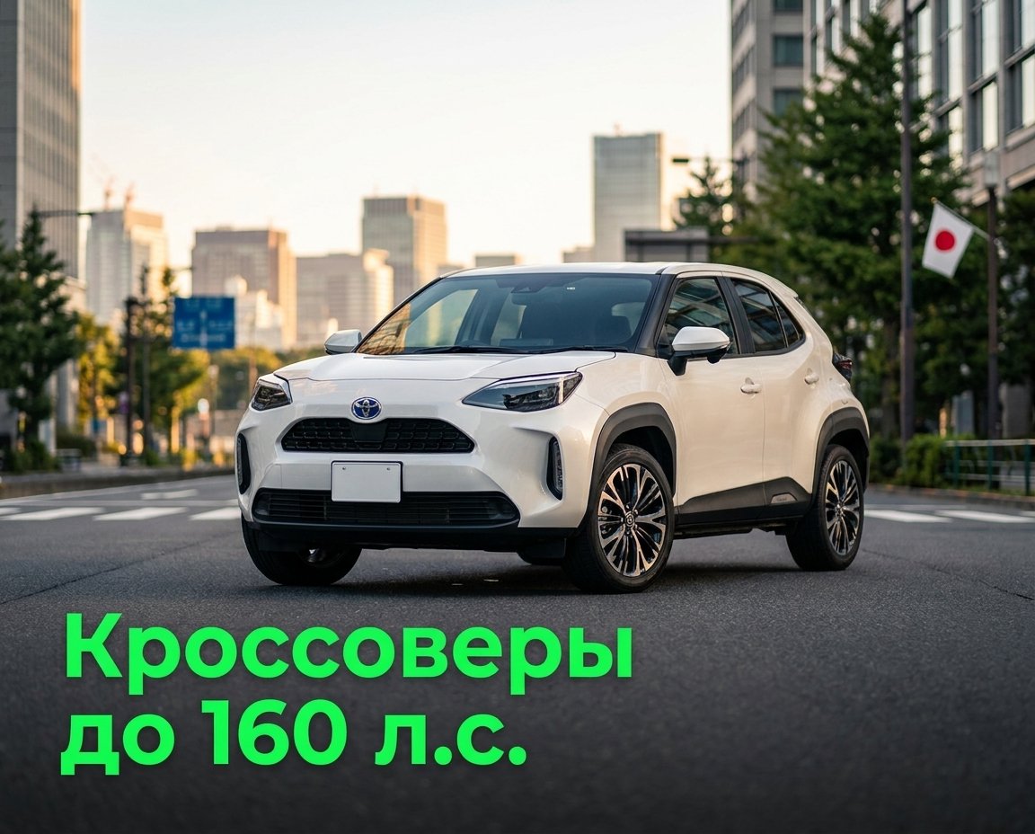 Японские кроссоверы до 160 л.с.: лучшие модели под льготный утильсбор в 2026 году