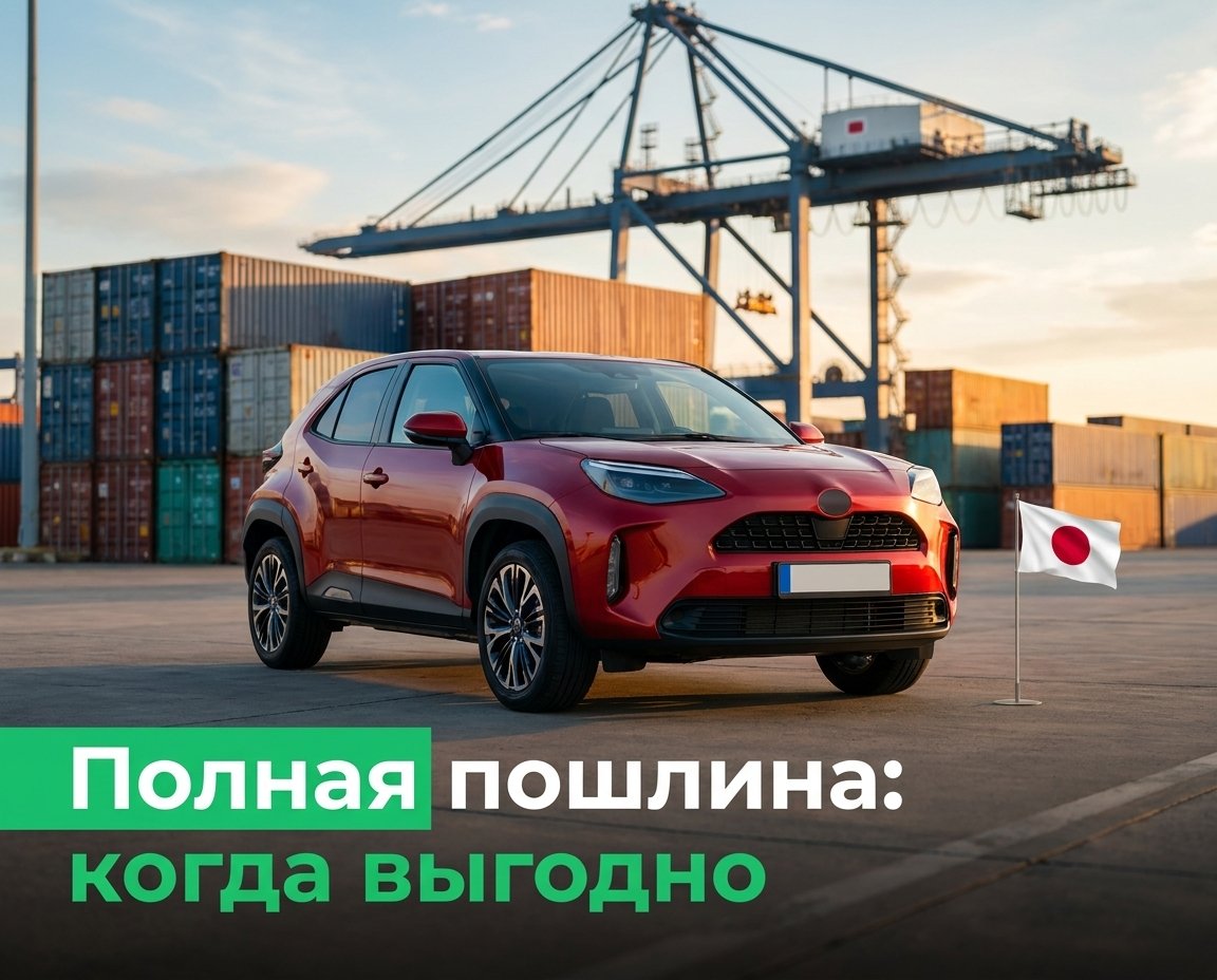 Авто из Японии под полную пошлину: что это и когда выгодно